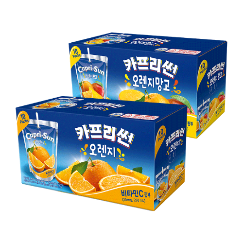 [정기배송] 카프리썬 오렌지(10입)+오렌지망고(10입)